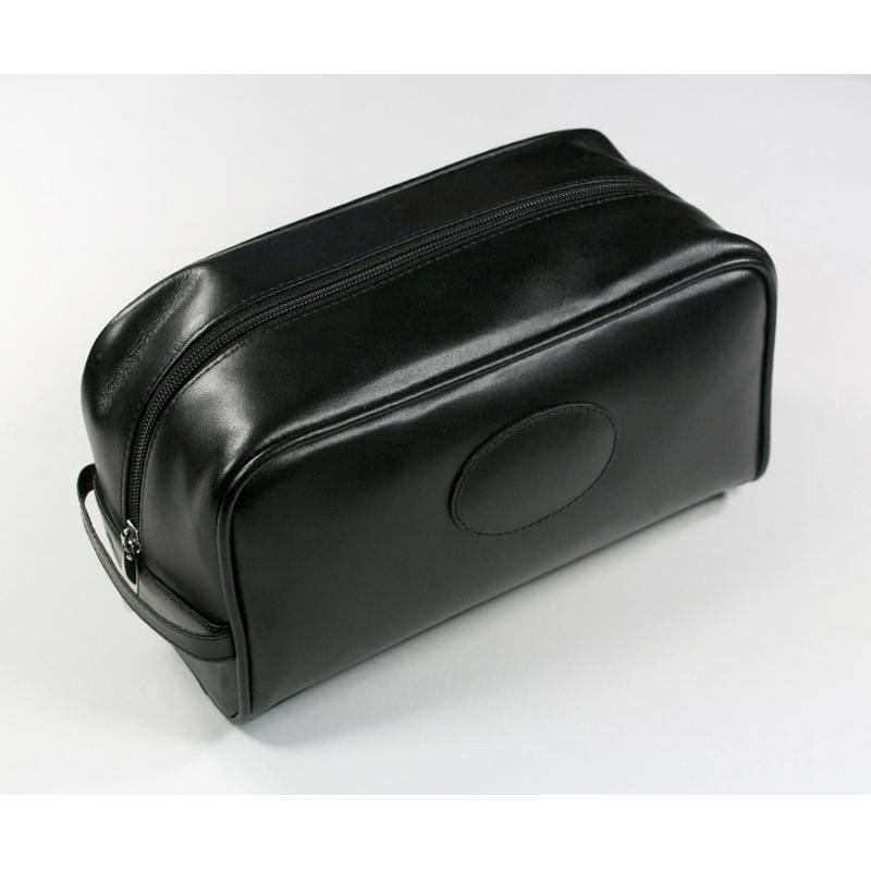 Image of Malvern Leather Wash Bag