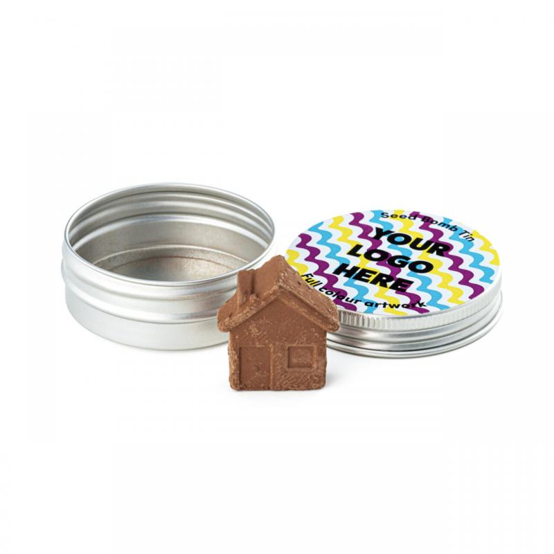 Image of House Shaped Seed Bomb - Tin